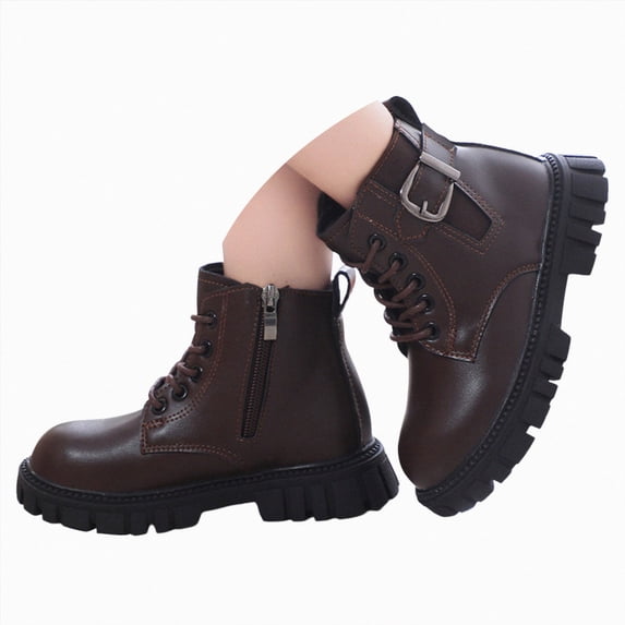 Girls Short Boots Kids Soft and Warm Boots Fashionable and Casual Shoes
