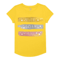 thumbnail image 1 of Girls Short Sleeve Graphic Tee, Assorted Colors T-Shirt, Cotton/Poly Blend, Sizes 4-18, 1 of 2