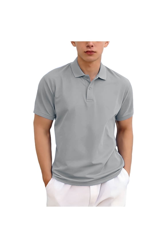 Girls Short Sleeve Polo Shirt for School - Quick Dry Moisture Wicking Kids Uniform Top | Youth Polo Gray Shirt 4-12 Years | 100% Polyester Durable Girls Clothing,Size 9-10T