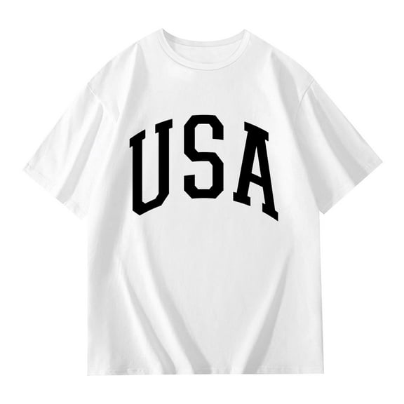 Girls Short Sleeve Shirts Graphic Letter Print Summer Crewneck Tops Basic Tees Girls White T Shirt T Shirts for Girls 8-10 Years