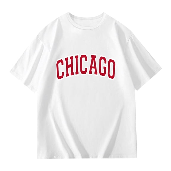 Girls Short Sleeve T Shirts Kids Letter Printed Summer Oversized Tops Kids White Shirt Outfits for Girls 8-10 Years