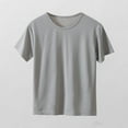 thumbnail image 1 of Girls Short Sleeve T Shirts Soft Cotton Summer Tops Kids Casual Crewneck Basic Tees Shirts Blouse Clothes for Girls, 3-16Y, 1 of 5