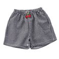 thumbnail image 1 of Girls Shorts Children Summer Wear Thin Plaid Printing Elastic Waistband Baby Casual Pants 18 Months-24 Months, 1 of 5