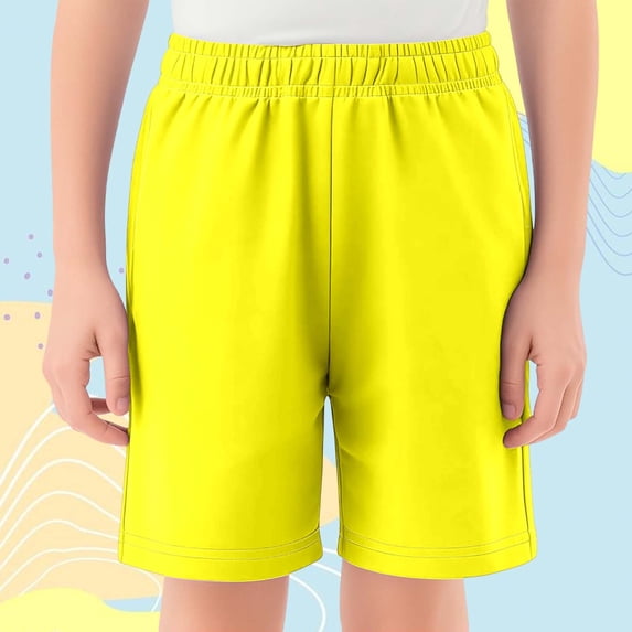 Boys Shorts Classic Fit Elastic Waist Shorts Jogger Athletic Shorts Boys Shorts Size 9-10 Years