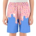 thumbnail image 1 of Girls Shorts Elastic Waist Drawstring Casual Toddler Shorts Girl Clothes 7-8 Years, 1 of 3
