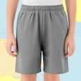thumbnail image 1 of Girls' Shorts Elastic Waist Jogger Shorts for Teens Girls Size 9-10 Years Clothes, 1 of 3