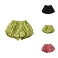thumbnail image 1 of Girls' Shorts Girls Summer Shorts Girls Summer Shorts Toddlers Kids Elastic Waist Soft Breathable Casual Playwear Comfortable Outdoor Pants Baby 12M-5Y, 1 of 4