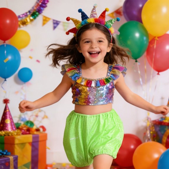 Girls Shorts Loose Fit Green Shorts Elastic Waist Outfits for Girls 12-14 Years