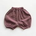 thumbnail image 1 of Girls Shorts Loose Fit Purple Shorts Elastic Waist Girls Summer 2-3 Years, 1 of 4
