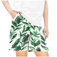 thumbnail image 1 of Girls Shorts Size 10-12 Clearance Sale Children's Summer Beach Hawaiian Print Shorts Elastic Waisted Shorts with Pockets Boys and Girls Shorts Beach Wear Pant, 1 of 4