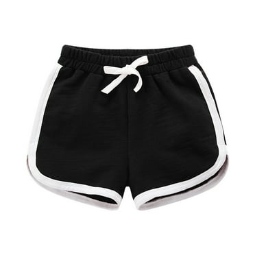 Girls Shorts Toddler Baby Boys Solid Color Drawstring Elastic Wasit Athletic Running Beach Workout Shorts Size 2-3 Y