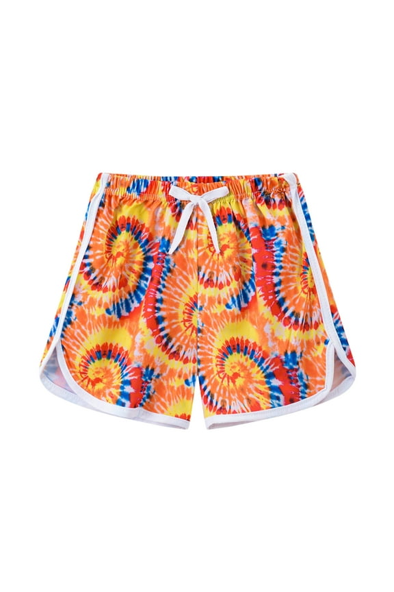 Girls Shorts Toddler Boys Girls Cartoon Floral Printed Sport Shorts Kids Beach Shorts