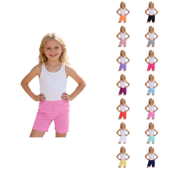 Girls Shorts Toddler Pants Dance Leggings Layering Underwear Soft Breathable Playwear
