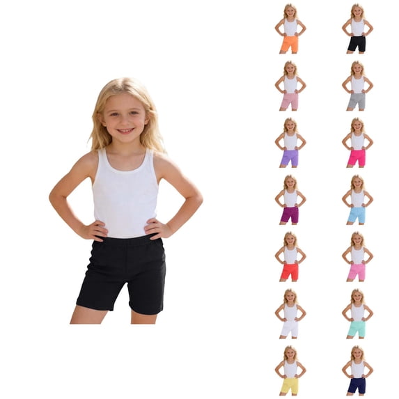 Girls Shorts Toddler Pants Dance Leggings Soft Breathable Playwear For Infant Baby Kids