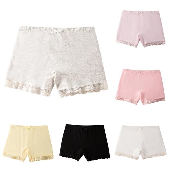 Girls Shorts Under Dress Dance Bike Shorts for Playground Gym Sports Grey Toddler Little Girls Soft Breathable 13-14 Years