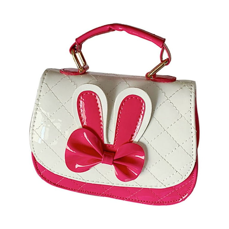 Girls Shoulder Bag Little Girls Handbag with Rabbit Ear Mini