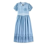 Girls Silky Blue Short Sleeve Beetlejuice Nightgown Beetle Juice Gown XS (4-5)