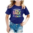 thumbnail image 1 of Girls Size 16 18 Clothes Space T Shirt Girls T Shirt Size 14 Clothes Girl Tops Fashion 2017 Girl T Children Back To School Season Cute Graphic Print Round Neck Short Sleeve Tee Summer Casual T Shirt, 1 of 4