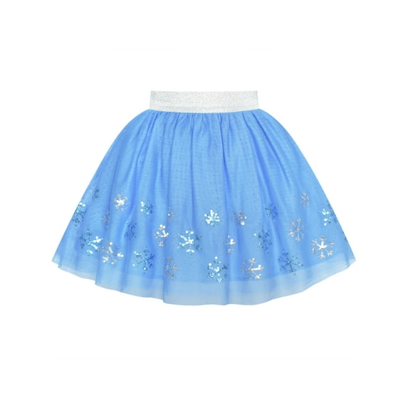 Girls Skirt Blue Snow Queen Costume Tutu Dancing 2-3 Years