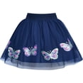 thumbnail image 1 of Sunny Fashion Girls Skirt Butterfly Embroidered Tutu Dancing 6 Years, 1 of 4