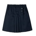 thumbnail image 1 of Girls Skirt Kids Toddler Girls Classic Pleated Skirt Solid Color Uniform Style Back to School Navy 16 Years-17 Years, 1 of 2