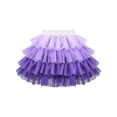 thumbnail image 1 of Sunny Fashion Girls Skirt Lavender Ruffle Tulle Tier Gradient Ballet Dance Performance 6 Years, 1 of 5