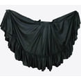 thumbnail image 1 of Girls Skirt Practice Folklorico Mexican Flamenco Falda Doble Vuelo Mexico 26" Long Black, 1 of 2