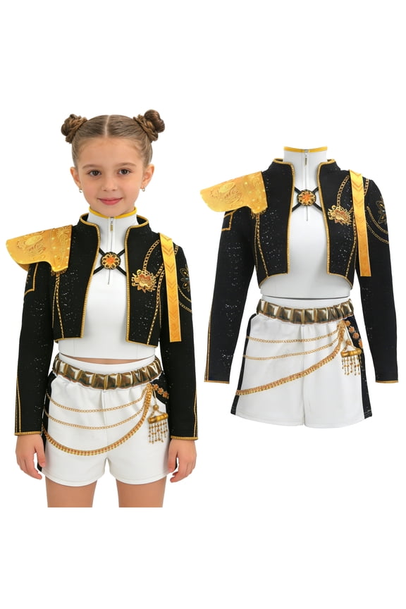 Girls Skirt Set Costume K-Pop Suit For Halloween Party Outfits