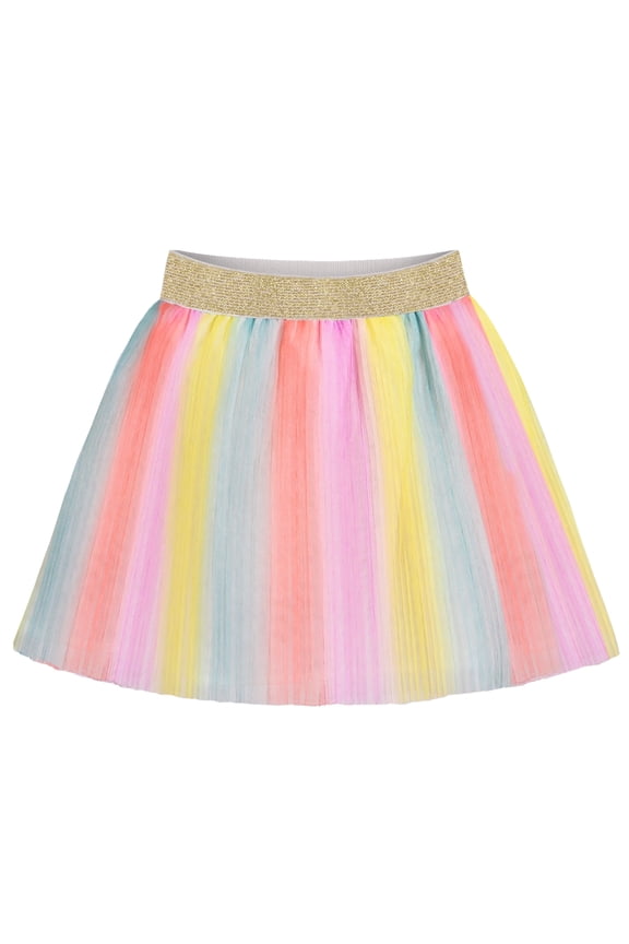 Girls Skirt Tutu Rainbow Multicolor Ballet Dancing Party 9-10 Years