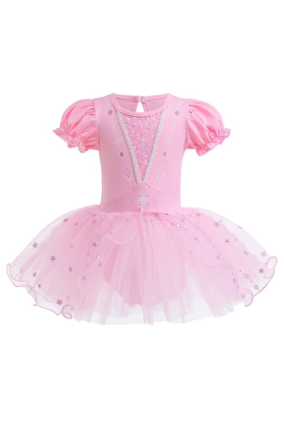 Girls Skirted Leotards Ballet Dance Tutu Princess Dress Ballerina Costumes