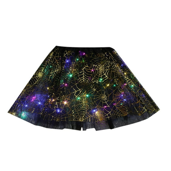 Girls Skirts Halloween Girl LED Tutu Skirt Light Up Tutu For Little Girls Dancing Tutus Ballet Skirt Fancy Party Tutus For Toddlers Kids