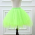 thumbnail image 1 of Girls Skirts Solid Color Mesh Tutu Formal Sleeveless Skirt Casual Skirts for Girls Green One Size, 1 of 4