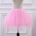 thumbnail image 1 of Girls Skirts Solid Color Mesh Tutu Formal Sleeveless Skirt Casual Skirts for Girls Pink One Size, 1 of 4