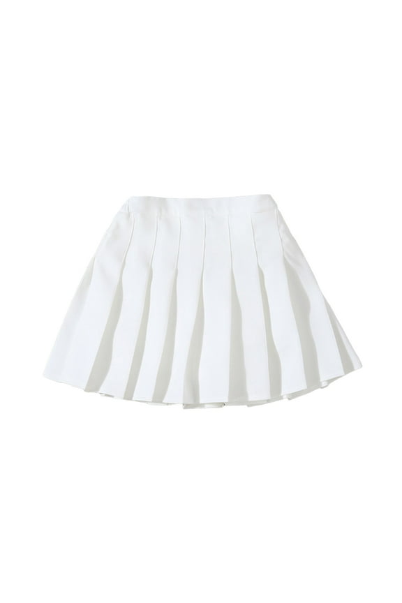 Girls Skirts Summer Fashion Waist Tennis Pleated Slim Skirt Casual Mini Waist Skirt Fashion High Skirt Fashion Rushed Dancing Party Clothes