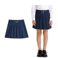 thumbnail image 1 of Girls' Skirts for School Pleated Skirt Navy School Uniform Back To School Fashion 6-7 Years, 1 of 4