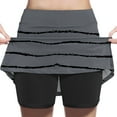 thumbnail image 1 of Girls' Skort Sports Tennis Skirt Solid Color Loose High Waist A-line Skirt for Girls 2-12Y, 1 of 5