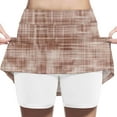 thumbnail image 1 of Girls' Skort Sports Tennis Skirt Solid Color Loose High Waist A-line Skirt for Girls 2-12Y, 1 of 5