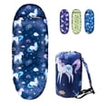 thumbnail image 1 of Girls Sleeping Bags for Kids w. Carrying Backpack - Star Unicorn Rainbow, 1 of 6