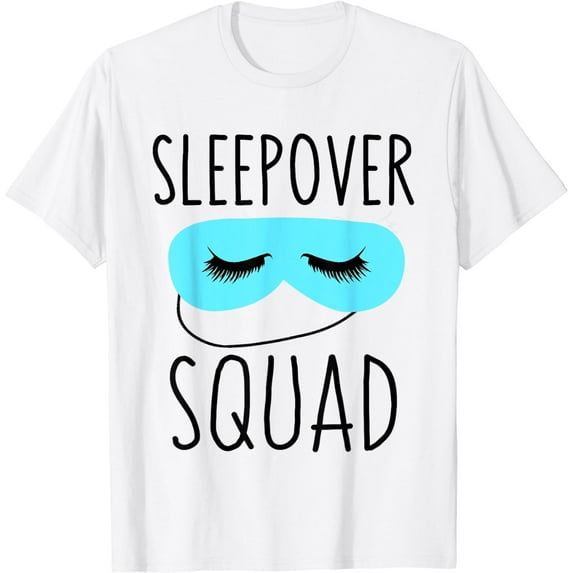 Girls Sleepover Squad Pajamas for Teens Tween Girl Women T-Shirt