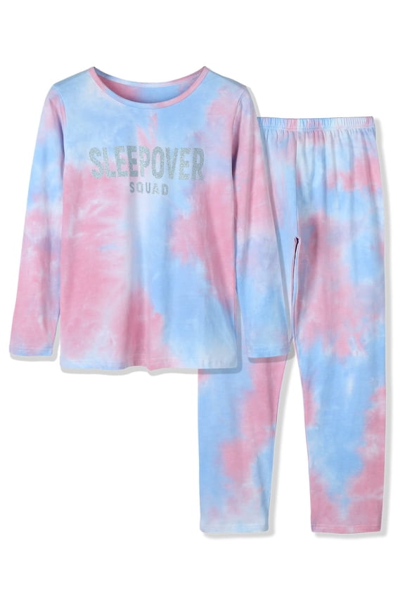 Girls Sleepover Matching Pajamas Size 12-100% Cotton Long Sleeve Tween Kids Jammies Set PJS