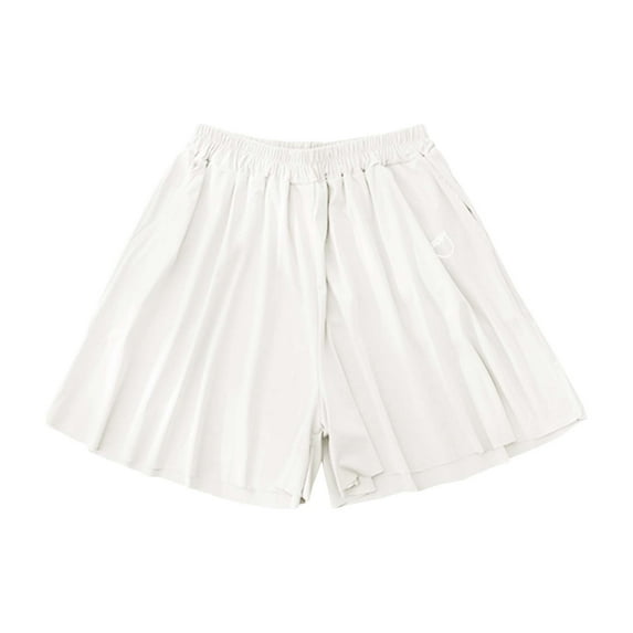 Girls Sleeveless A-Line Tennis Dress with Elastic Waist & Built-in Shorts, Racerback Sports Golf Play Outfit for Summer Spring