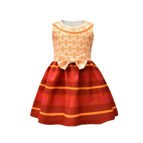 Girls Sleeveless Dress Floral Mirabell Halloween Princess Cosplay Outfit