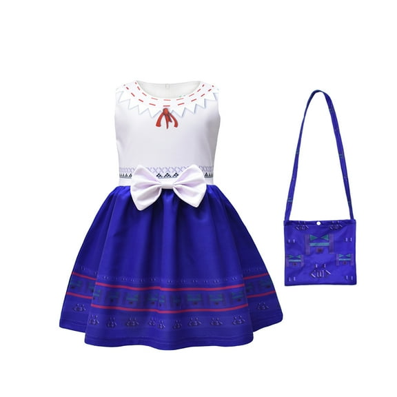 Girls Sleeveless Dress Floral Mirabell Halloween Princess Cosplay Outfit