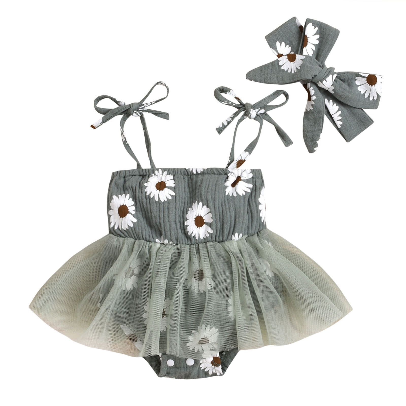 Printed Romper Set / Bodysuit In Pack Of 5 For Baby main image 1