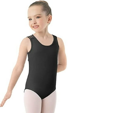 Girls' Sleeveless Gymnastics Ballet Dance Leotard Cross Straps Back Camisole Tank Leotards