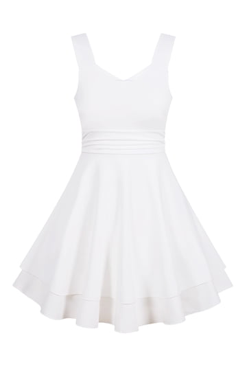 little white dress bridal shop Tea Length Lace Chiffon A Line Bateau Neck 3/4 Sleeve Gown COCOMELODY 100041, 15 Days / Ivory / US12-UK14-EUR42 collection_Dress Color:Periwinkle/Multi Elegant High Heels with Featuring a bateau neck
