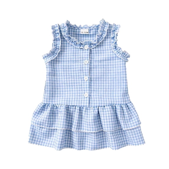 Girls Sleeveless Tank Dress,Cute Summer Outfits for Girls