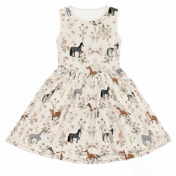 Girls Sleeveless Tank Dress,Cute Summer Outfits for Girls