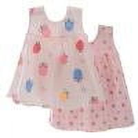 Girls Sleeveless Tank Dresses Toddler Summer Outfits Casual Crew Neck Cotton Cute Dress Travel Picnic Multicolor Dress, 0-2 Years