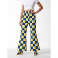 thumbnail image 1 of Girls Comfy Flare Leg Bell Bottoms Elastic-Waist Trousers Premium Holiday Style for Little Girls Age 3-10, 1 of 6